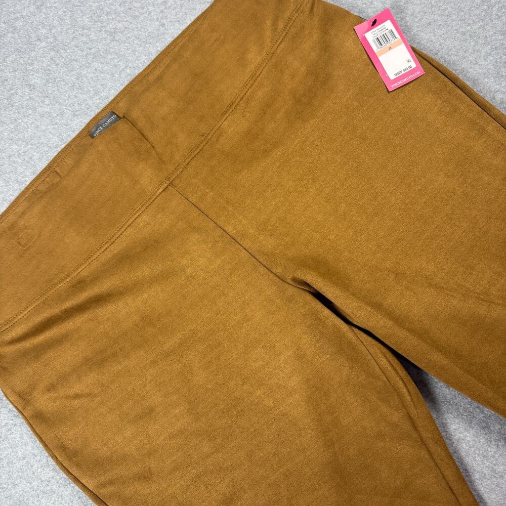 NWT Vince Camuto Faux Suede Leggings 2X Camel Stretch High Waist